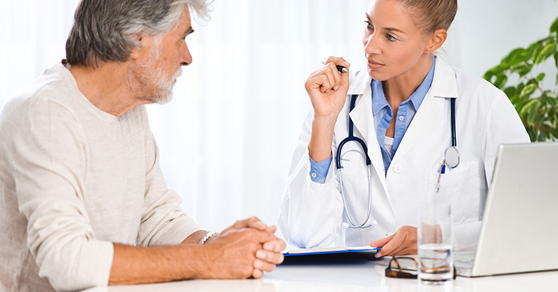 Rinite cronica in un uomo di anni 65